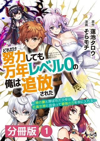 どれだけ努力しても万年レベル0の俺は追放された ~神の敵と呼ばれた少年は、社畜女神と出会って最強の力を手に入れる~ Raw Free